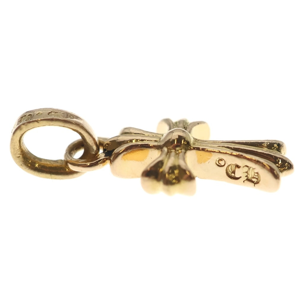 CHROME HEARTS(クロムハーツ) 22K CRS BBYFAT P/DIA ベイビーファットクロス PAVEダイヤ ペンダントトップ ゴールド