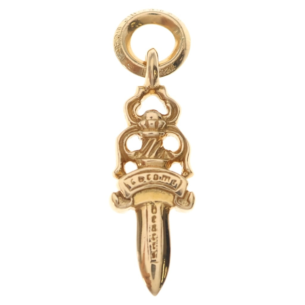 CHROME HEARTS(クロムハーツ) 22K #5DAGGER P RUBY #5ダガーチャーム PAVEルビー チャーム ゴールドネックレストップ