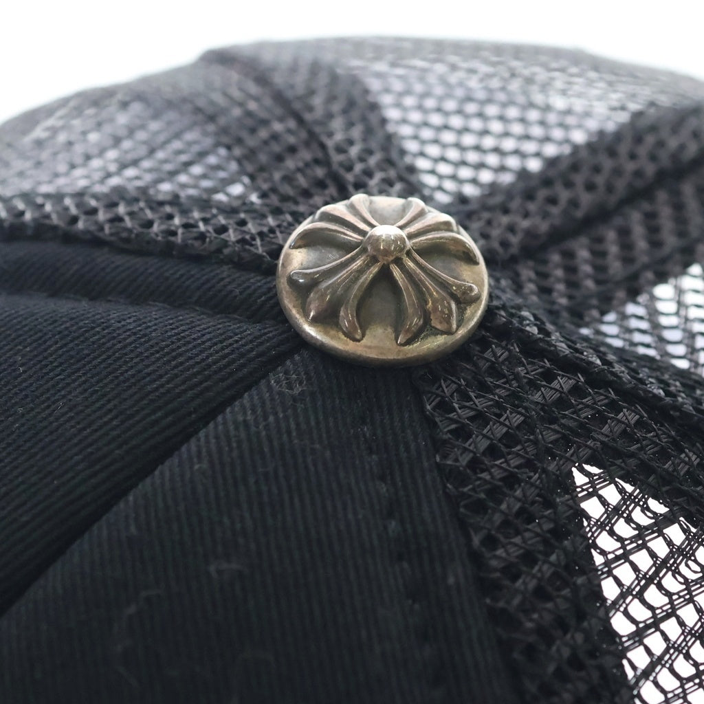 CHROME HEARTS(クロムハーツ) TRUCKER CAP トラッカーキャップ 3セメタリーレザーパッチメッシュ帽子