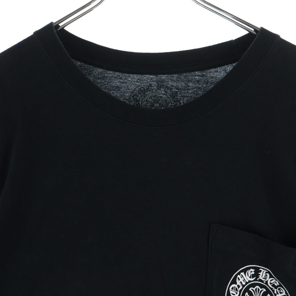 CHROME HEARTS(クロムハーツ) Multi Color Horseshoe L/S T-shirt マルチカラー ホースシュー クルーネック長袖Tシャツカットソー ブラック