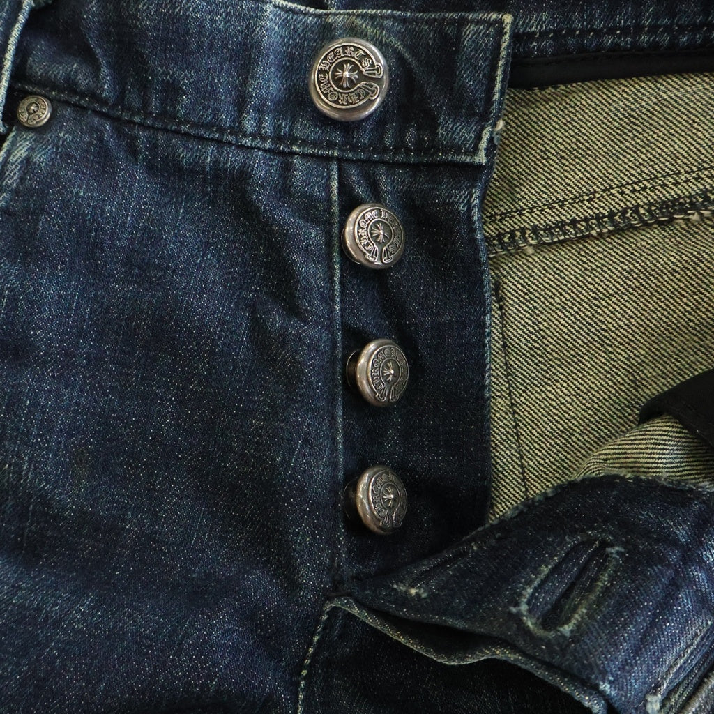 CHROME HEARTS(クロムハーツ) OLD FLEURKNEE DNM PANTS オールド フレアニー デニムパンツ