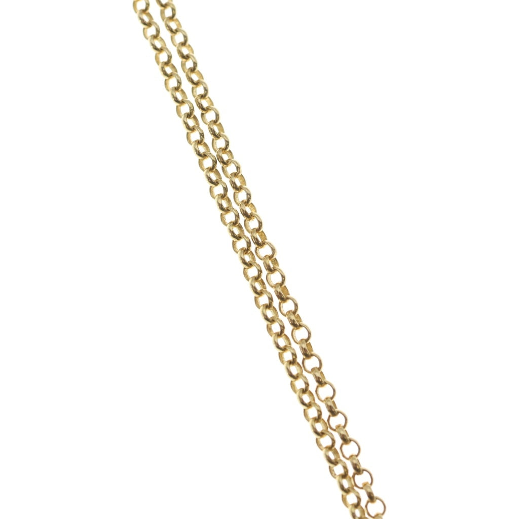 CHROME HEARTS(クロムハーツ) 22K NECKCHAIN R18 ロールチェーンネックレス 18inch ゴールド BCA010