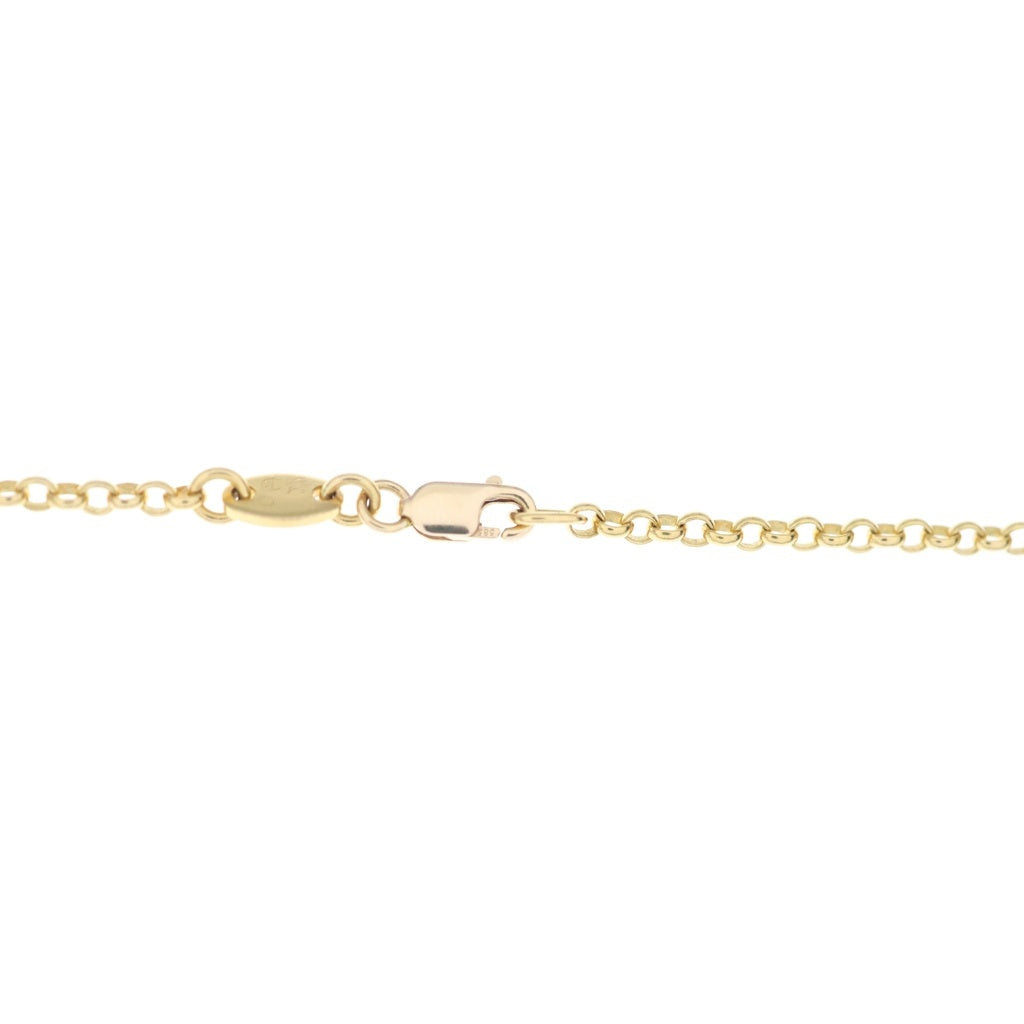 CHROME HEARTS(クロムハーツ) 22K NECKCHAIN R18 ロールチェーンネックレス 18inch ゴールド BCA010