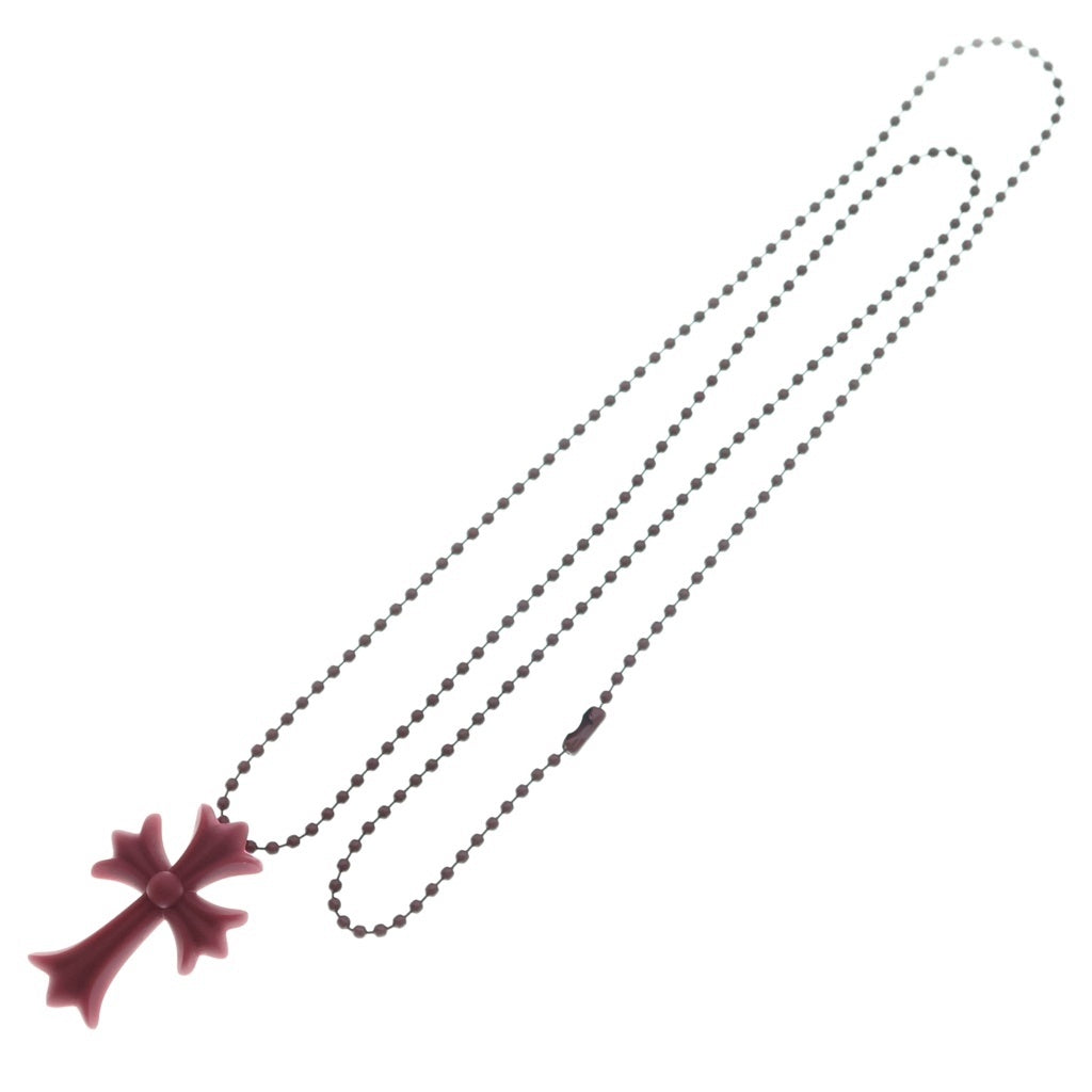 CHROME HEARTS(クロムハーツ) RUBBER CH CRS SML スモールCHクロス ラバーネックレス シリコン BCA306
