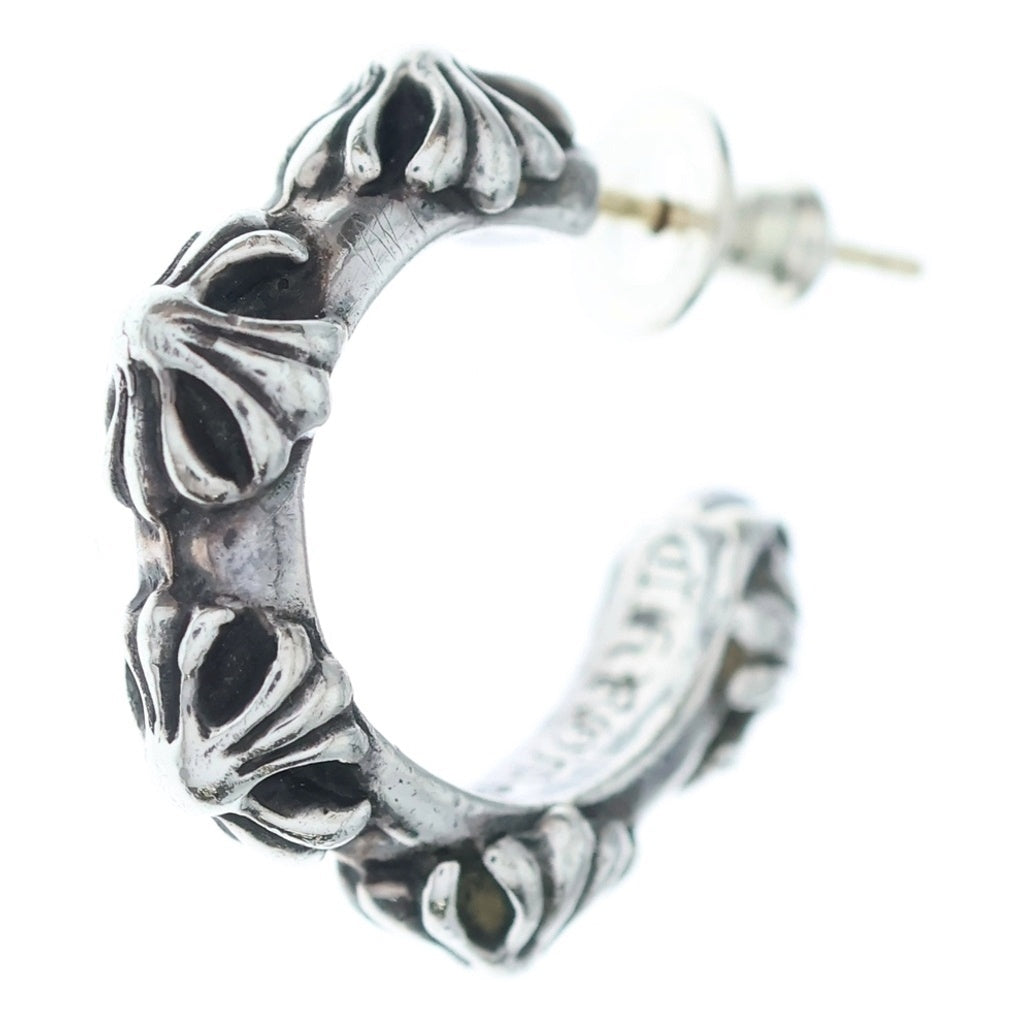 CHROME HEARTS(クロムハーツ) HOOP CROSS クロスバンド フープピアス シルバー BCA100