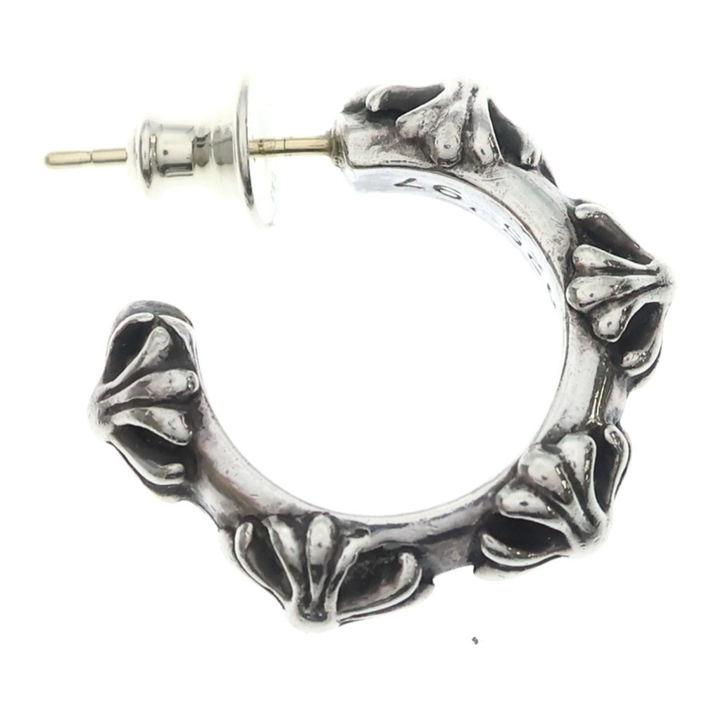 CHROME HEARTS(クロムハーツ) HOOP CROSS クロスバンド フープピアス シルバー BCA100