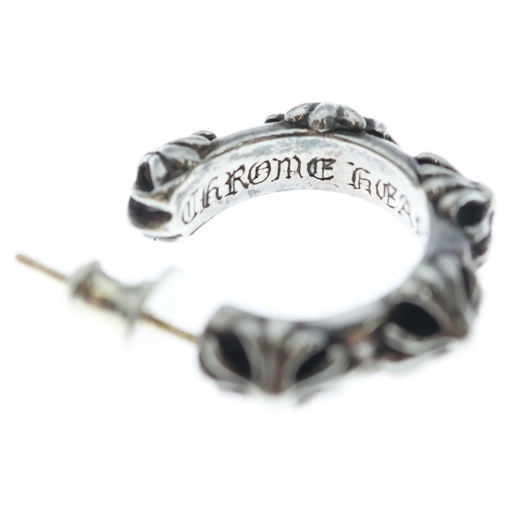 CHROME HEARTS(クロムハーツ) HOOP CROSS クロスバンド フープピアス シルバー BCA100
