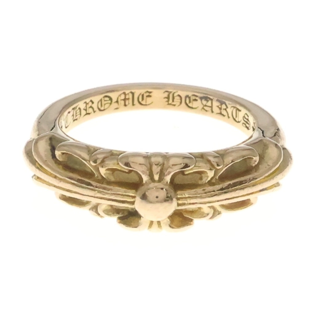 CHROME HEARTS(クロムハーツ) 22K BABYCLSC ベイビークラシックフローラルクロス ゴールドリング レディース