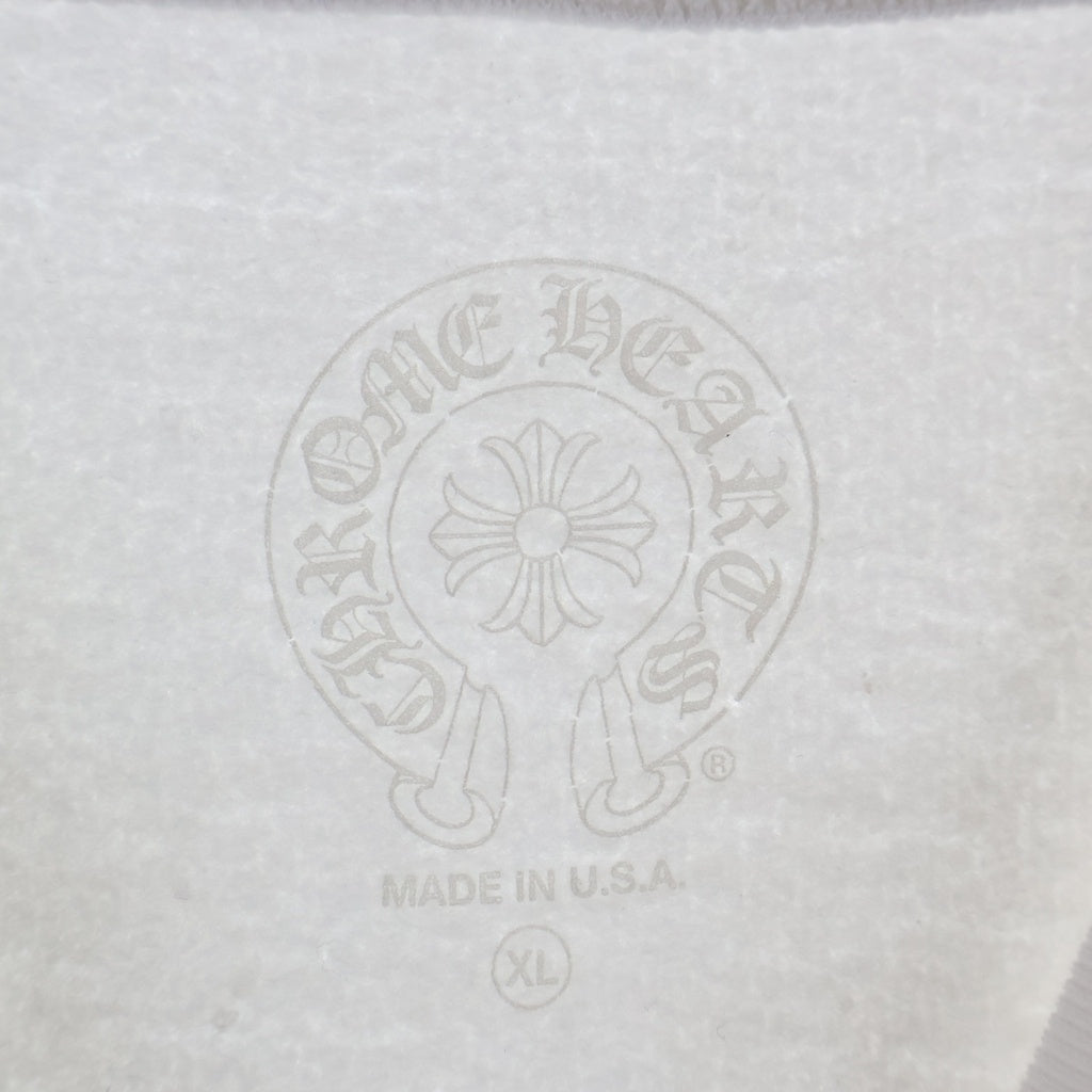 CHROME HEARTS(クロムハーツ) SWTSHRT PLVR バックホースシュー袖フローラルプリントスウェット