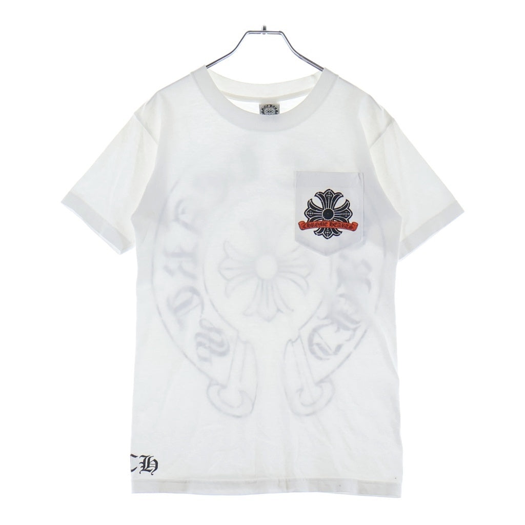 CHROME HEARTS(クロムハーツ) OLD S/S オールド CHプラス バックホースシュープリント 半袖Tシャツカットソー