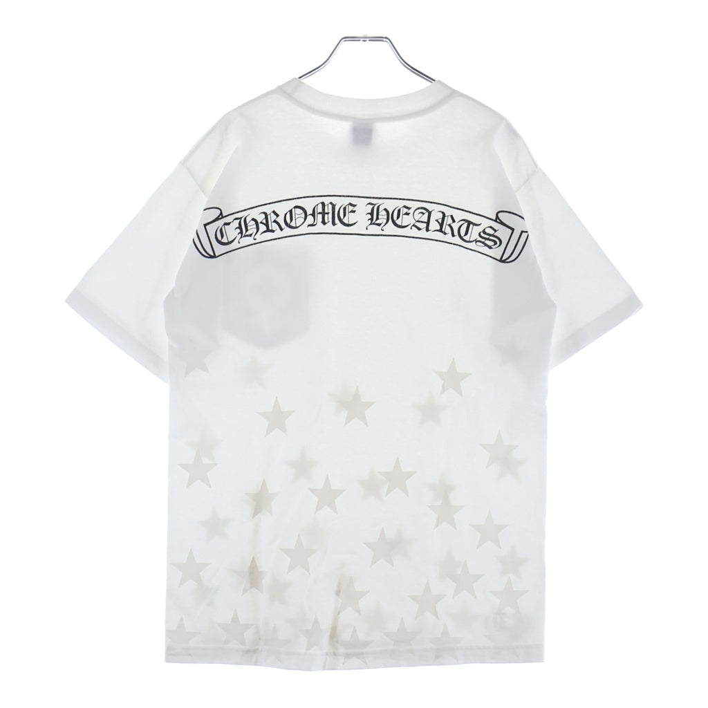 CHROME HEARTS(クロムハーツ) OLD S/S オールド バックスクロールラベル スタープリント 半袖Tシャツ