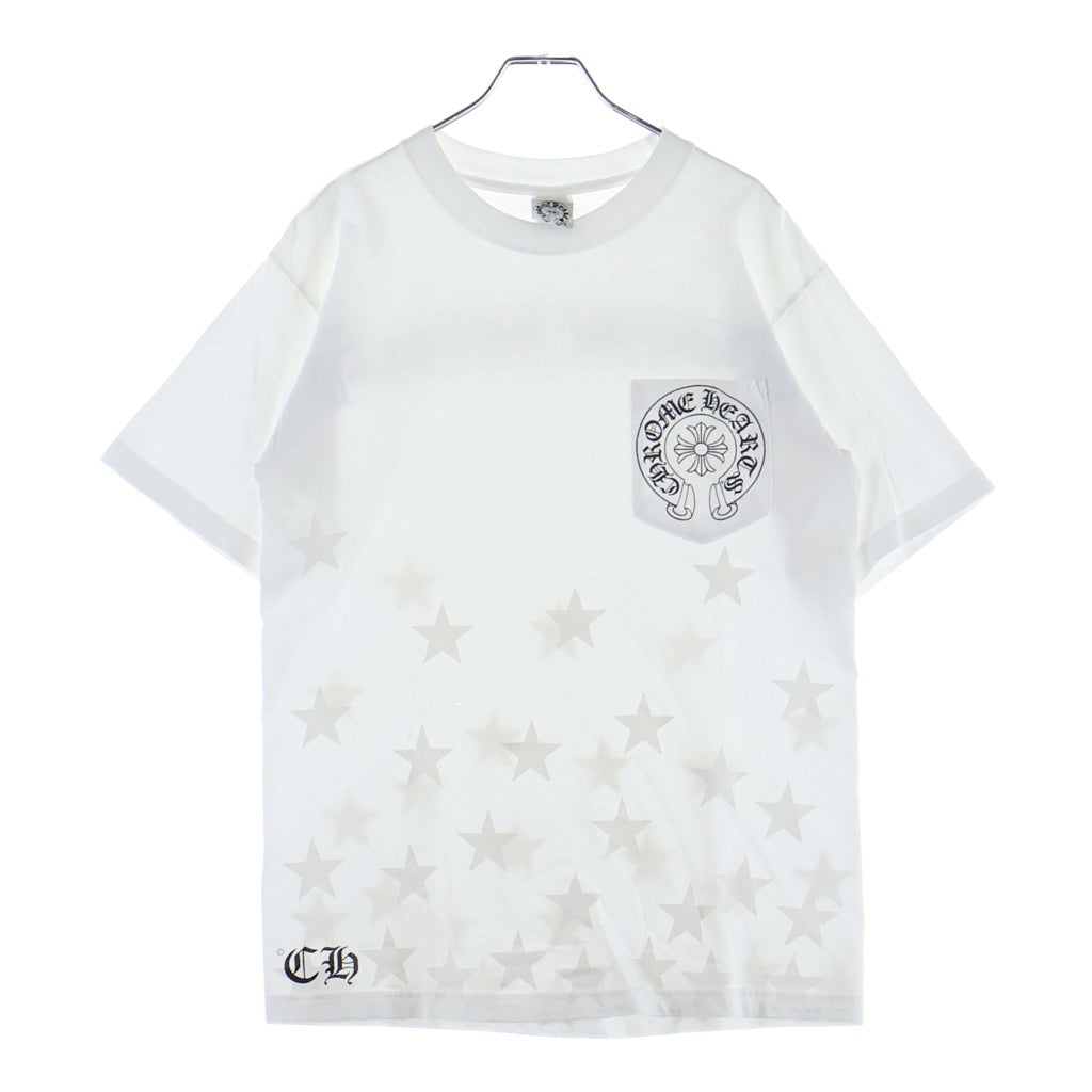 CHROME HEARTS(クロムハーツ) OLD S/S オールド バックスクロールラベル スタープリント 半袖Tシャツ