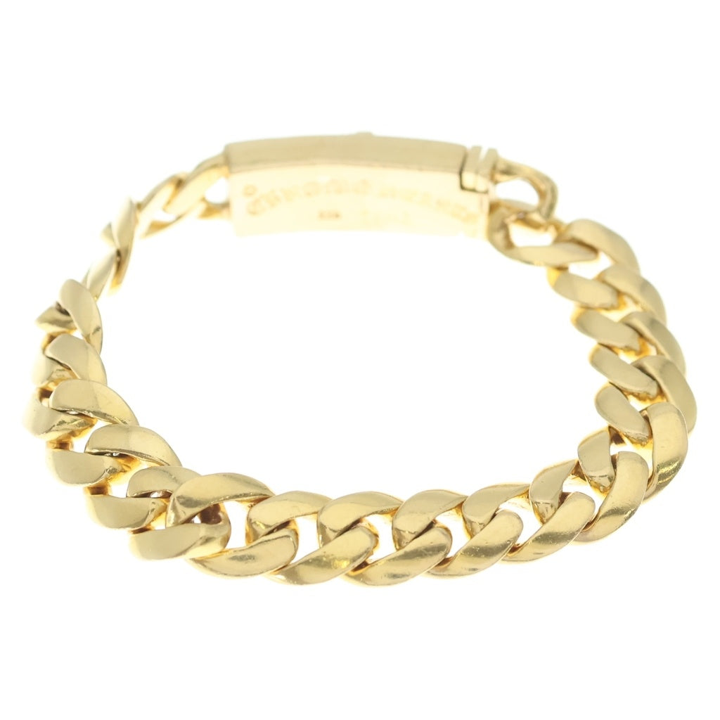 CHROME HEARTS(クロムハーツ) 22K ID MINI DAGGER P D ダガーミニIDブレスレット PAVEダイヤ ゴールドブレスレット