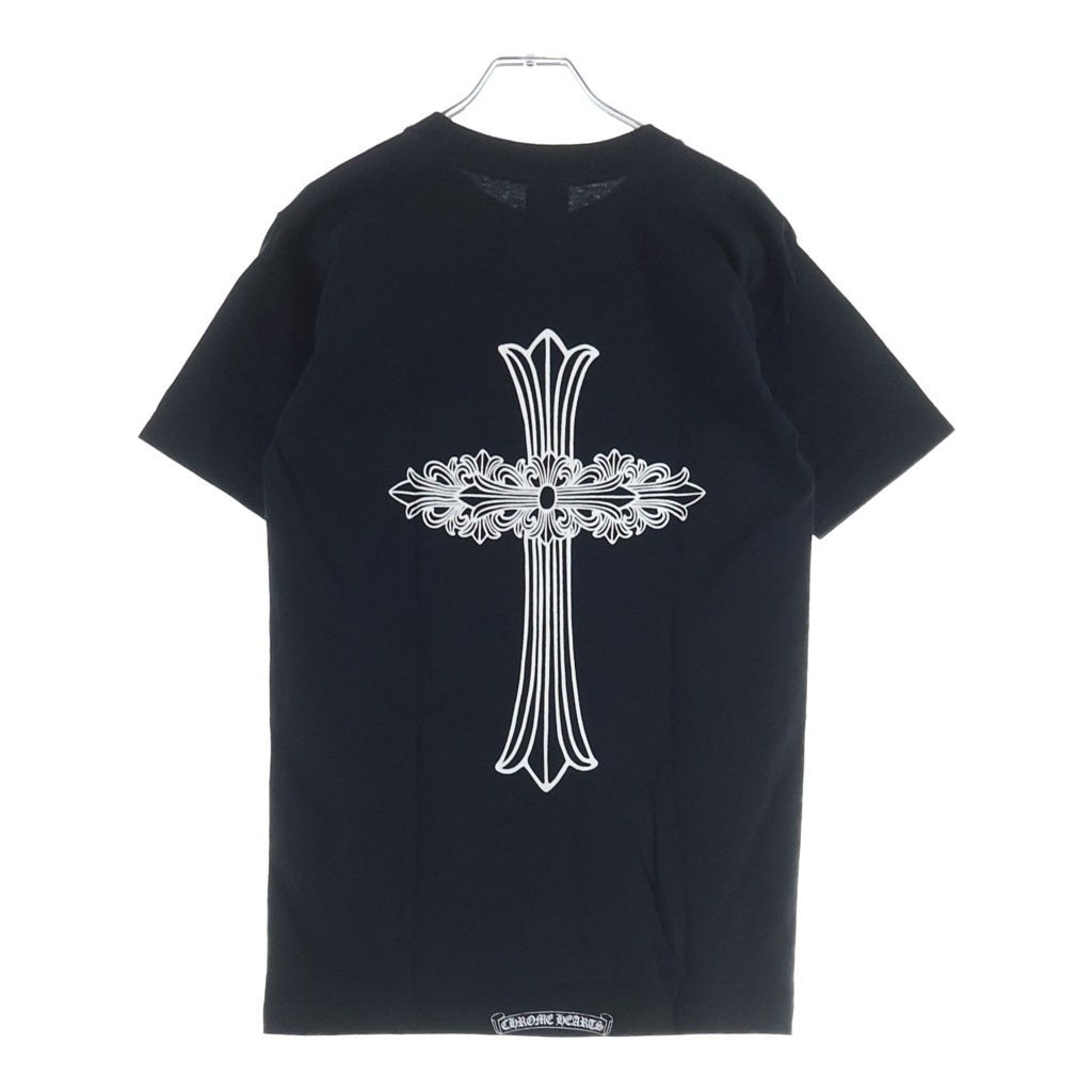 CHROME HEARTS(クロムハーツ) OLD S/S オールド ネックロゴ バックCHクロスプリント 半袖Tシャツカットソー