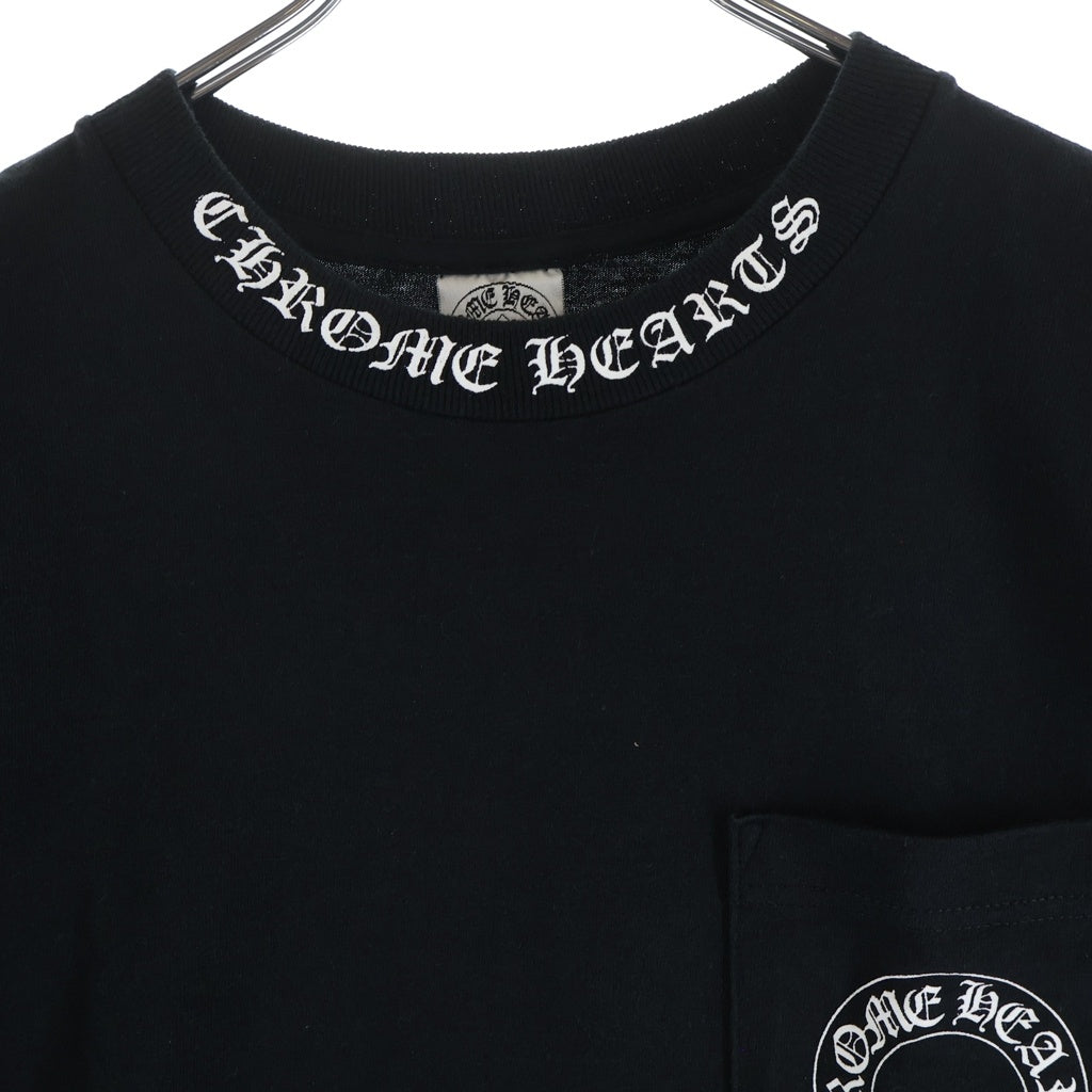 CHROME HEARTS(クロムハーツ) OLD S/S オールド ネックロゴ バックCHクロスプリント 半袖Tシャツカットソー