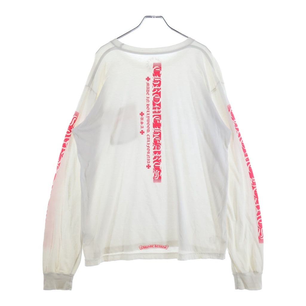 CHROME HEARTS(クロムハーツ) CH L/S メイドインハリウッド バーティカルロゴプリント 長袖Tシャツカットソー