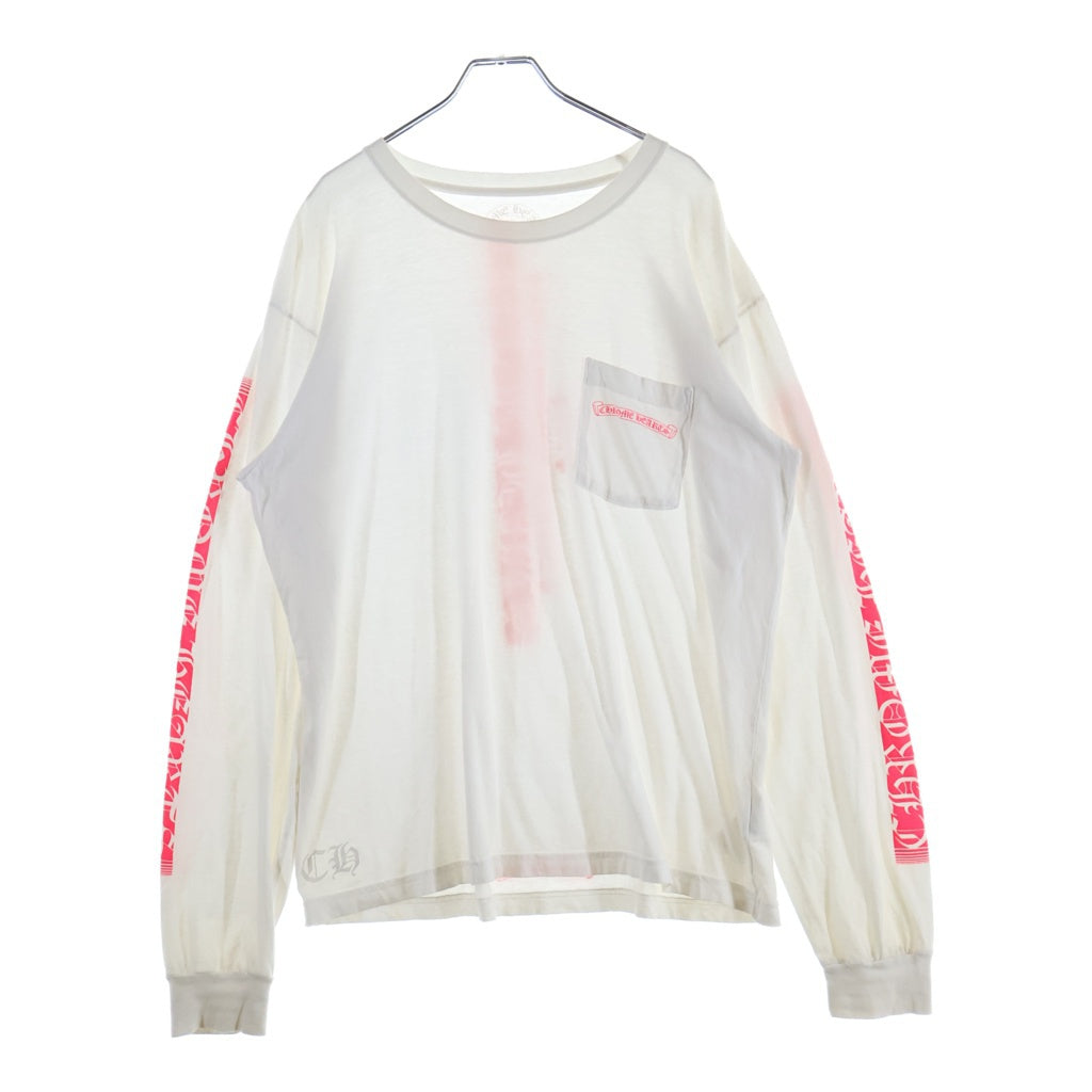 CHROME HEARTS(クロムハーツ) CH L/S メイドインハリウッド バーティカルロゴプリント 長袖Tシャツカットソー