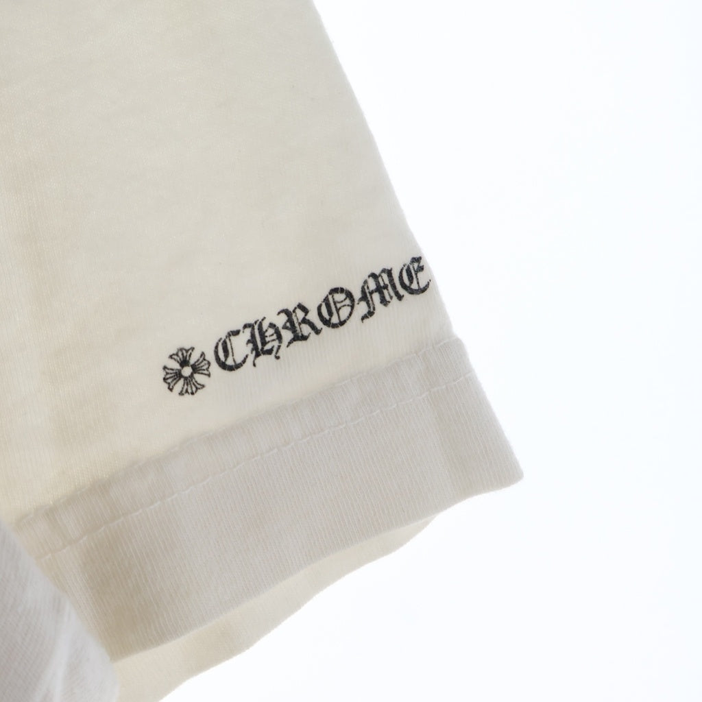 CHROME HEARTS(クロムハーツ) CH S/S ネックロゴプリント 半袖Tシャツカットソー