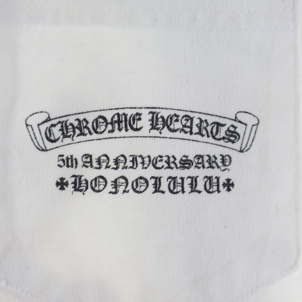 CHROME HEARTS(クロムハーツ) OLD S/S LTD ホノルル限定バックフレームドCHプラス 半袖Tシャツカットソー