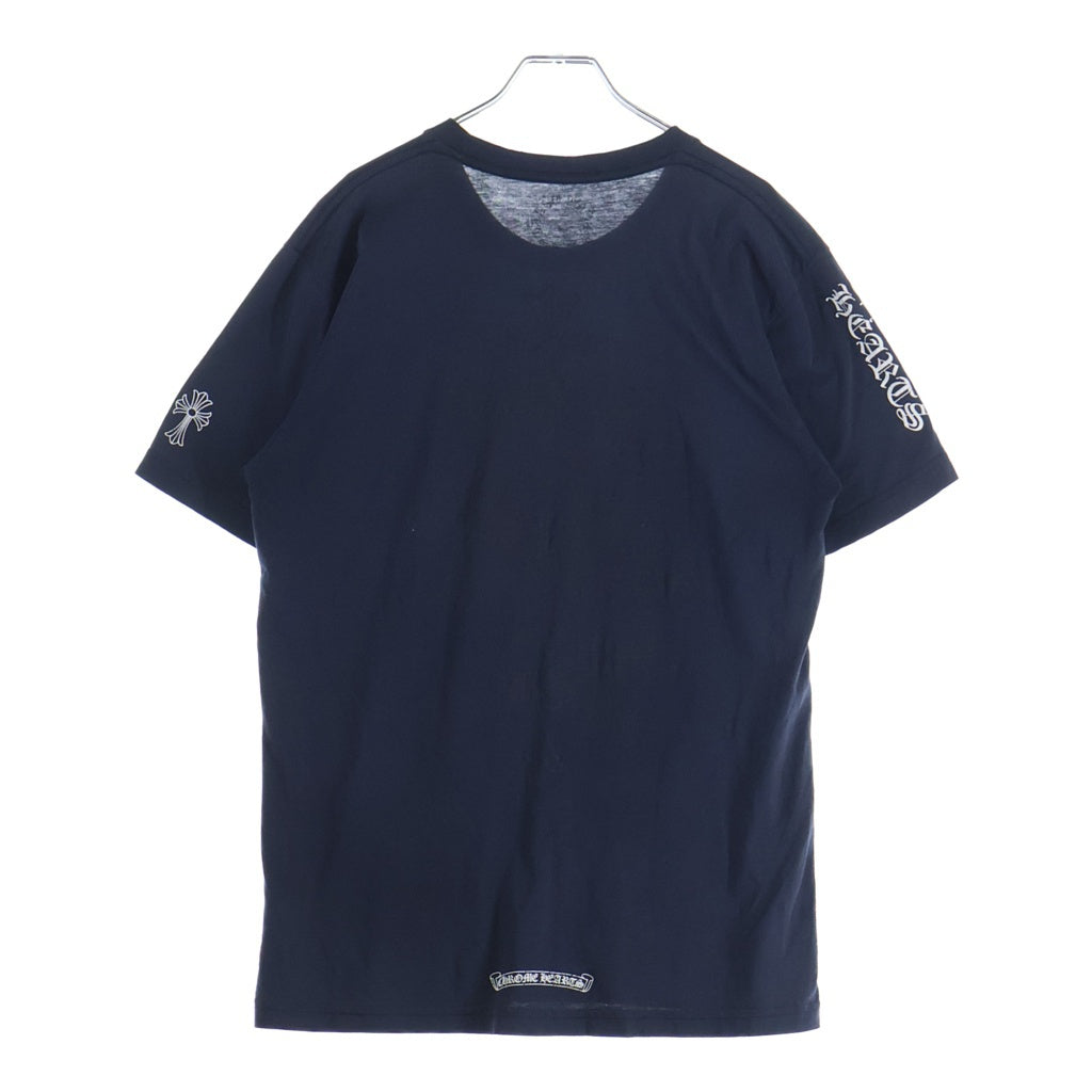 CHROME HEARTS(クロムハーツ) Ch S/S バックセメタリークロスプリント 半袖Tシャツカットソー