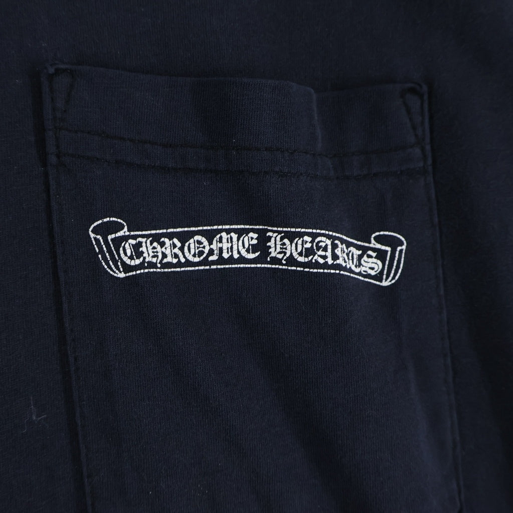 CHROME HEARTS(クロムハーツ) Ch S/S バックセメタリークロスプリント 半袖Tシャツカットソー