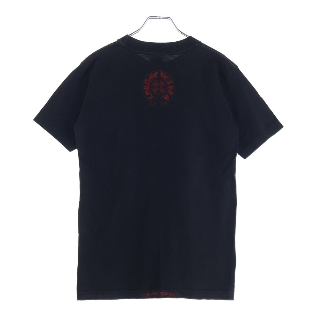 CHROME HEARTS(クロムハーツ) OLD S/S オールド 胸ヴァインダガーバックホースシュープリント半袖Tシャツ