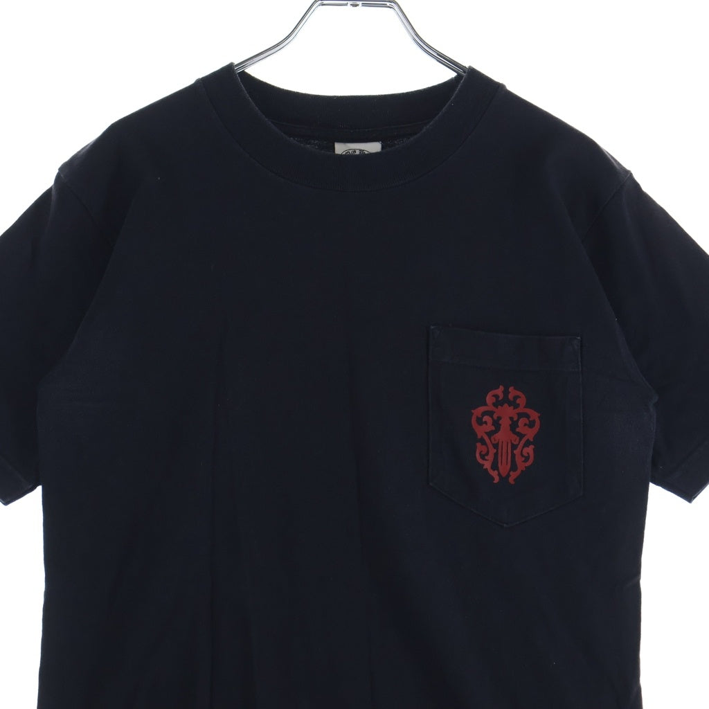 CHROME HEARTS(クロムハーツ) OLD S/S オールド 胸ヴァインダガーバックホースシュープリント半袖Tシャツ