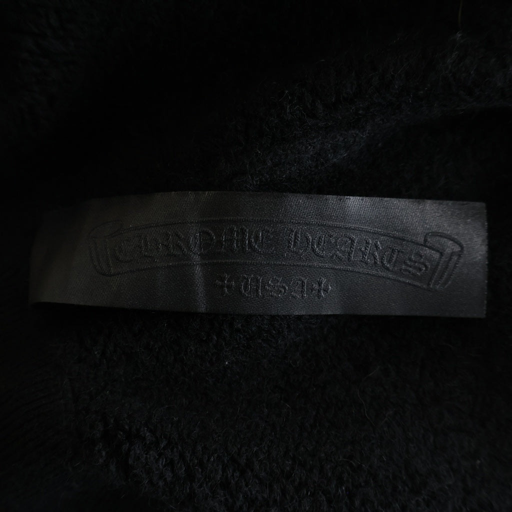 CHROME HEARTS(クロムハーツ) Y NOT フローラル刺繍カシミヤニットロングパンツ ブラック