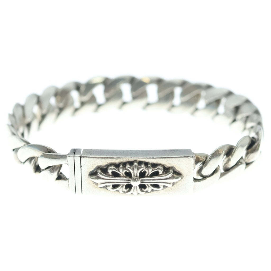 CHROME HEARTS(クロムハーツ) ID BBY FLRL CRS ベイビーIDフローラルクロス ブレスレット シルバー 20LINK BCA154