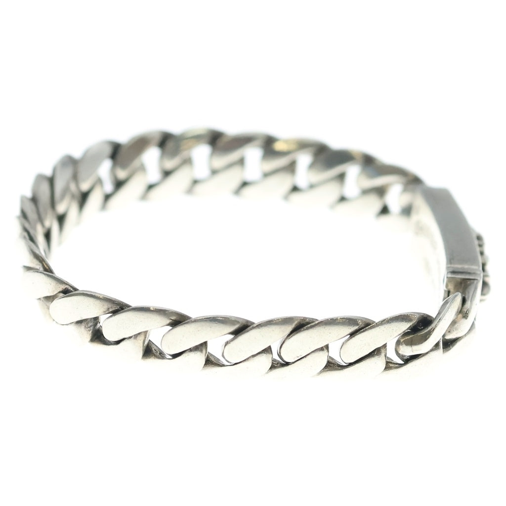 CHROME HEARTS(クロムハーツ) ID BBY FLRL CRS ベイビーIDフローラルクロス ブレスレット シルバー 20LINK BCA154