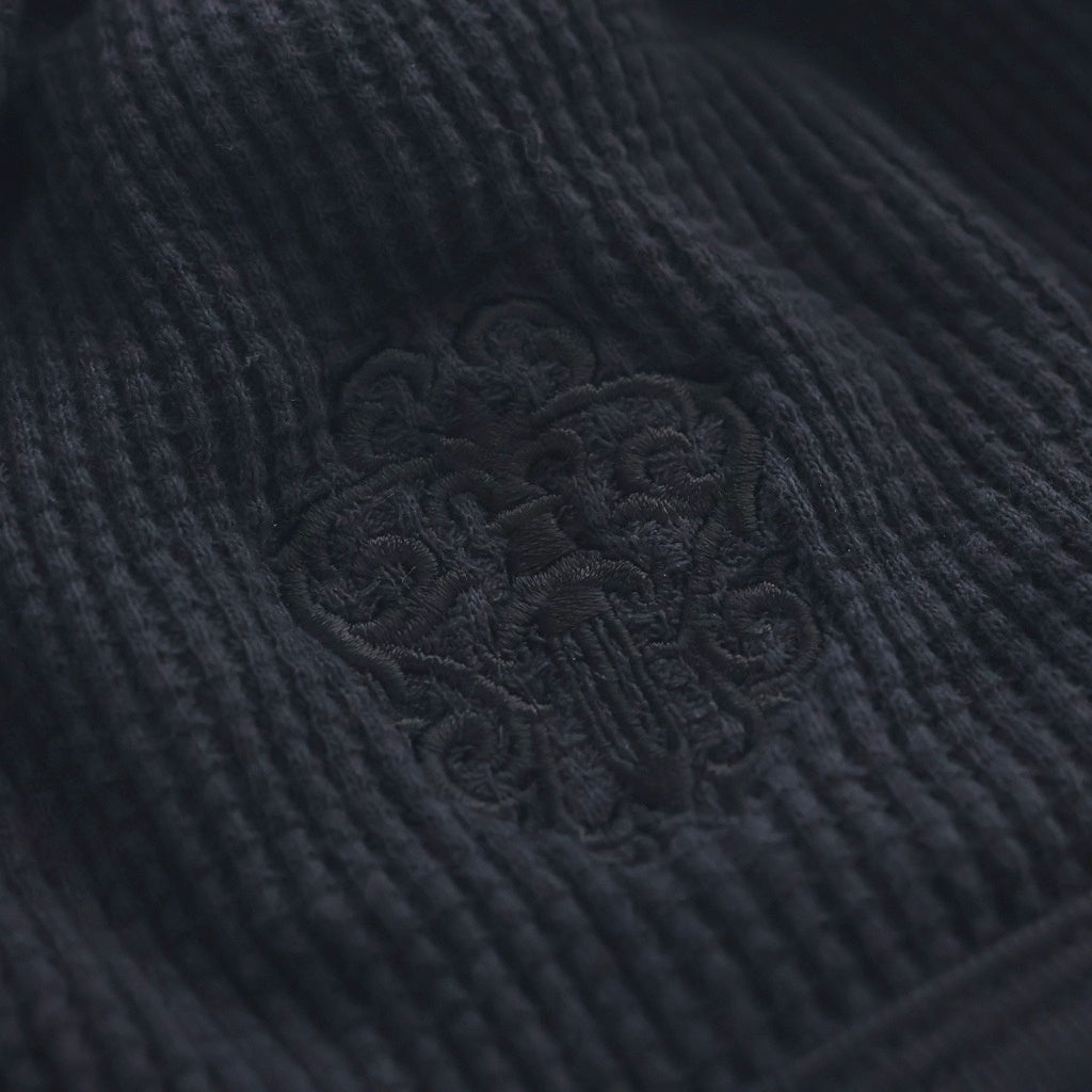 CHROME HEARTS(クロムハーツ) THERMAL BEANIE ヴァインダガー刺繍 サーマルビーニー キャップ ブラック