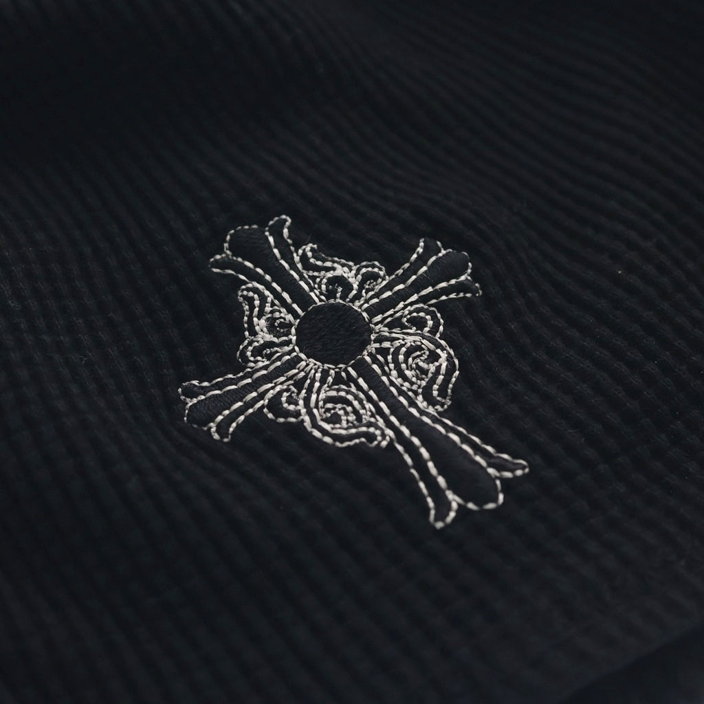 CHROME HEARTS(クロムハーツ) THERMAL BEANIE CHクロス刺繍 サーマルビーニー キャップ ブラック
