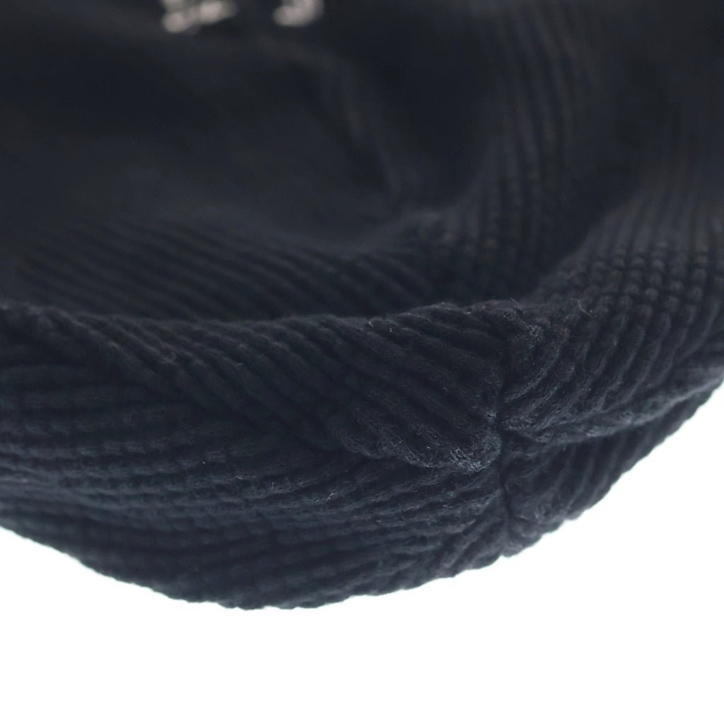 CHROME HEARTS(クロムハーツ) THERMAL BEANIE CHクロス刺繍 サーマルビーニー キャップ ブラック