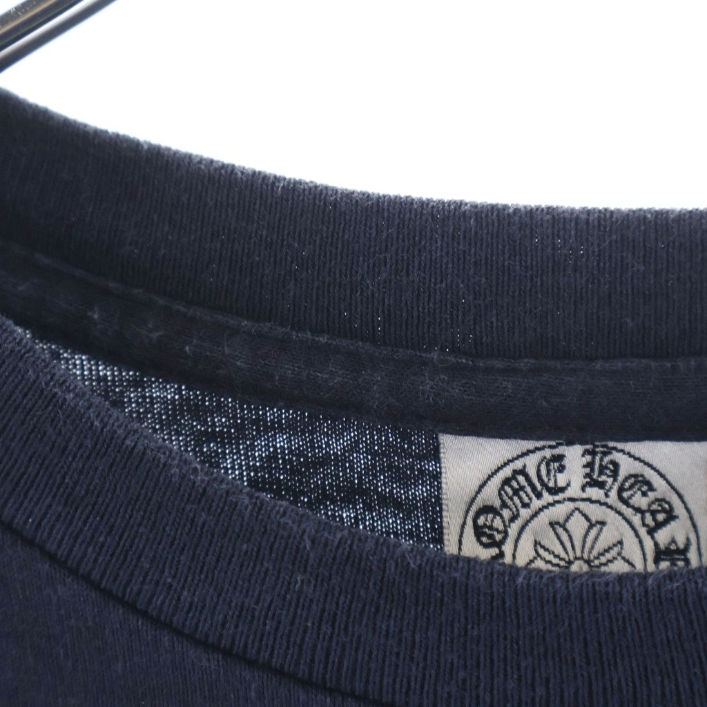 CHROME HEARTS(クロムハーツ) OLD HORSESHOE オールド ホースシュー刺繍 半袖Tシャツ カットソー ブラック/レッド