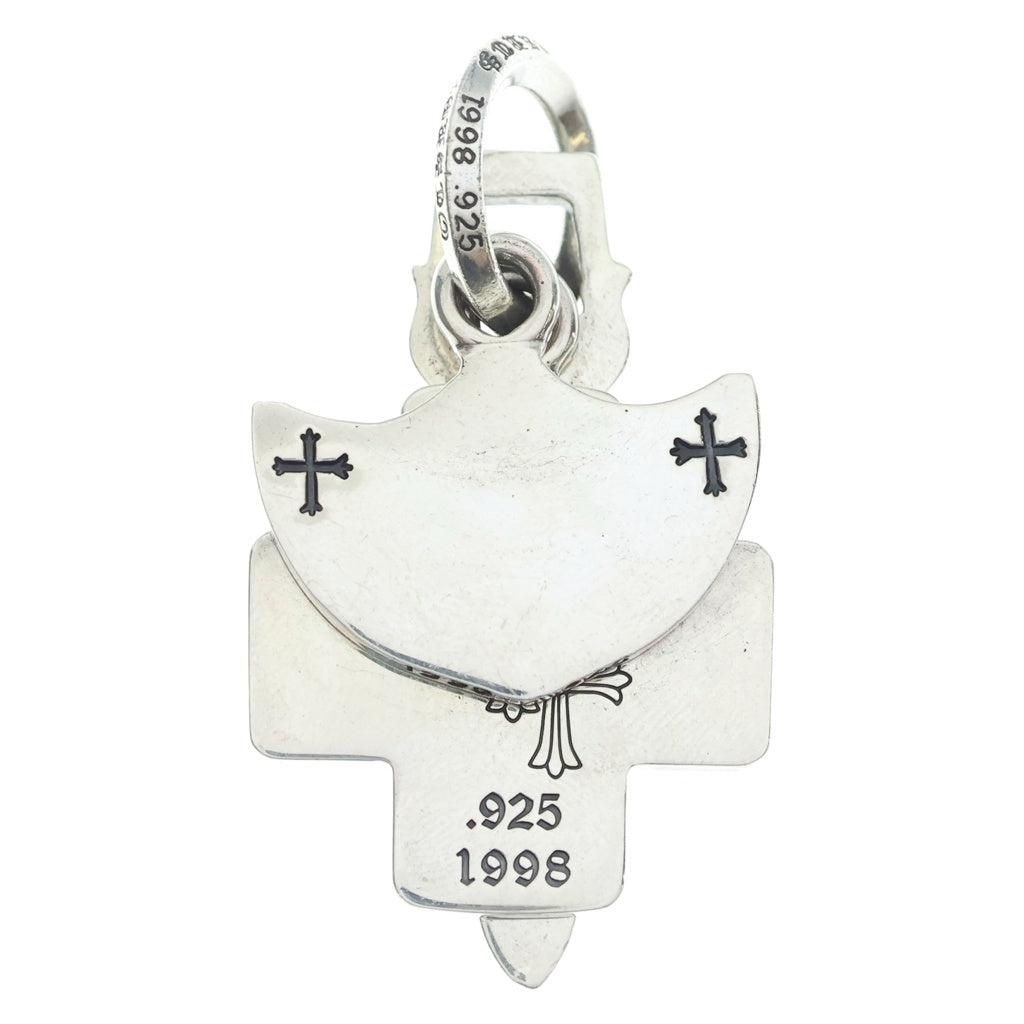 CHROME HEARTS クロムハーツ 3TRINKETS withOring P/DIA 3トリンケッツ オーリング PAVEダイヤ ネックレス ペンダントトップ シルバー CHROME HEARTS(クロムハーツ) 3TRINKETS withOring P/DIA 3