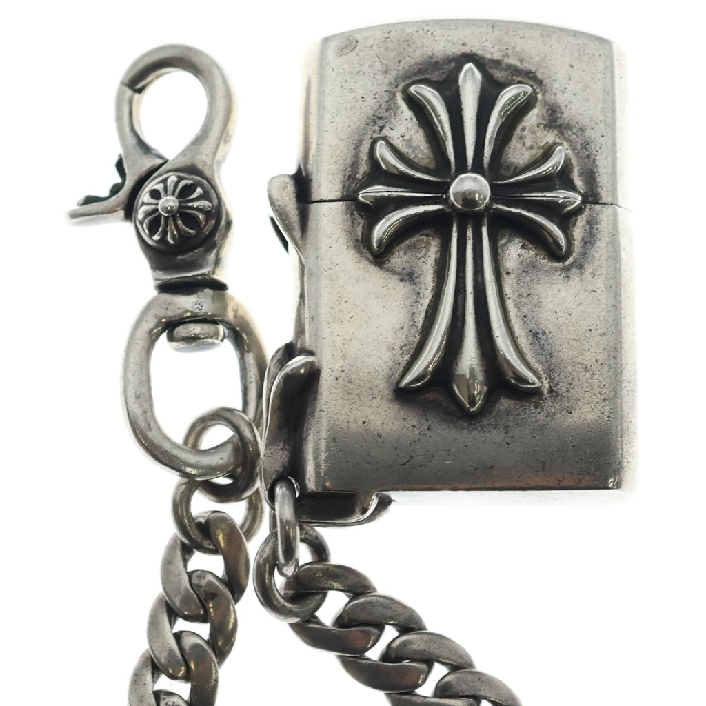 CHROME HEARTS(クロムハーツ) LGHTR Z V1 W CLSSC CHN ウォレットチェーンジッポ クラシックリンクウォレットチェーンジッポライター シルバー