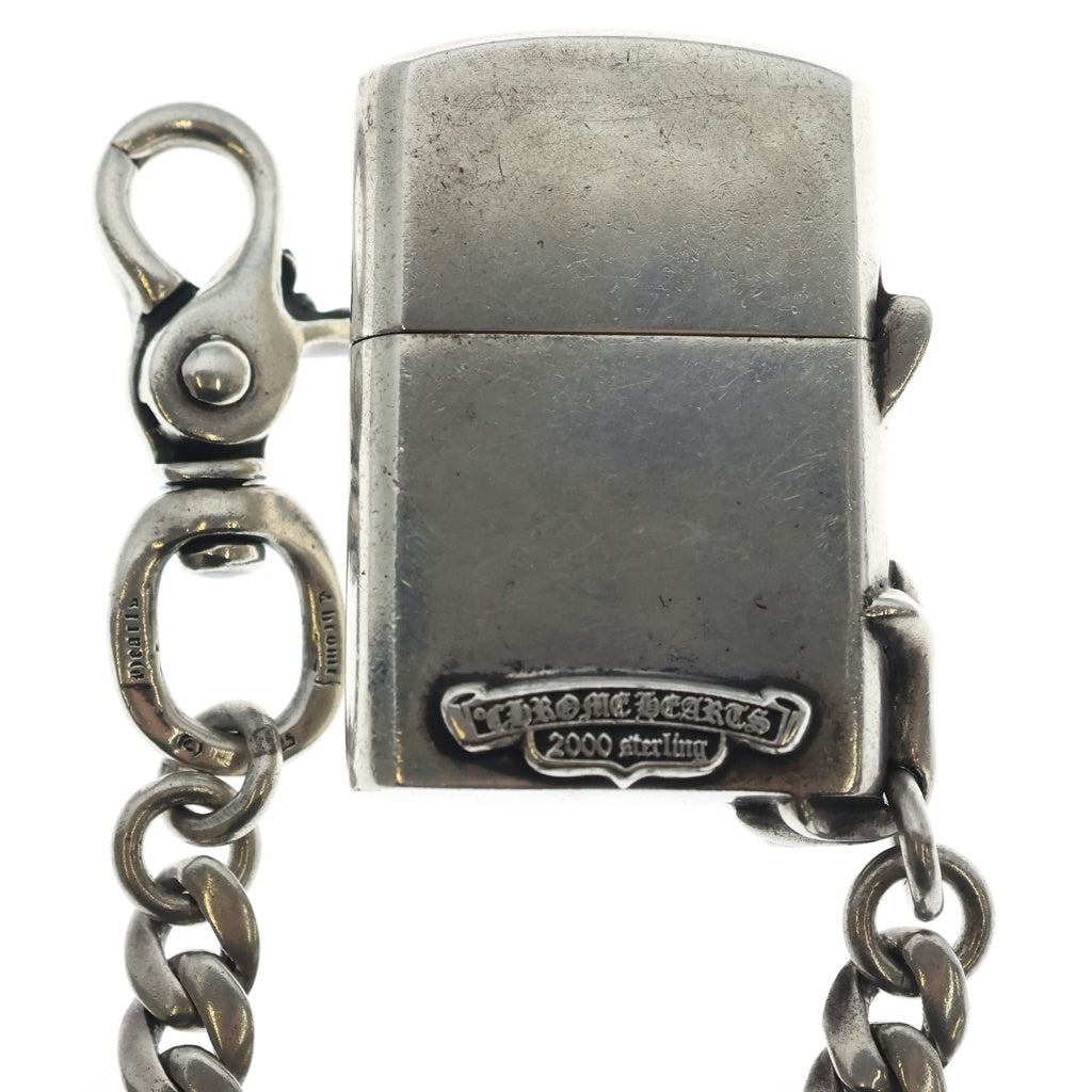 CHROME HEARTS クロムハーツ LGHTR Z V1 W CLSSC CHN ウォレットチェーンジッポ クラシックリンクウォレットチェーンジッポライター シルバー CHROME HEARTS(クロムハーツ) LGHTR Z V1 W CLSSC CHN ウォレット