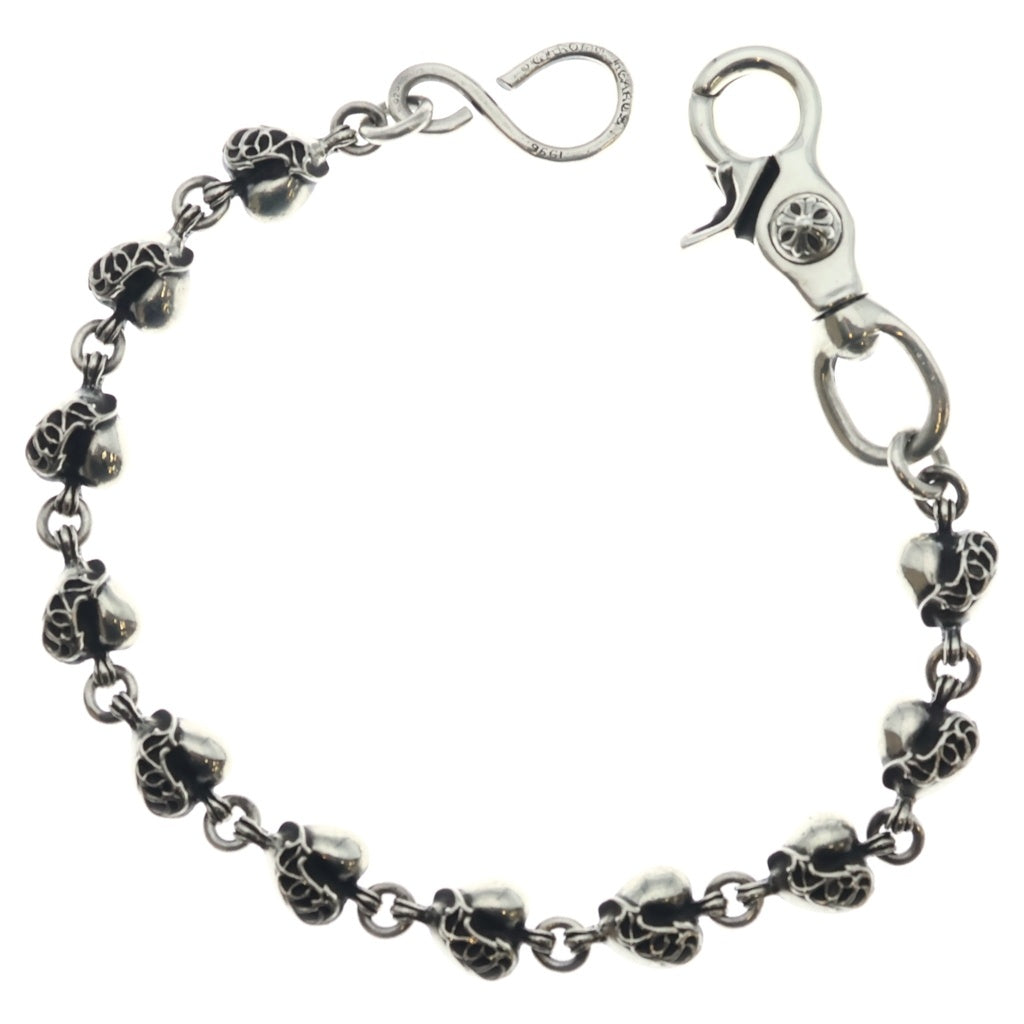 CHROME HEARTS(クロムハーツ) HRT SHORT-S 1クリップショートハートリンクウォレットチェーン シルバー