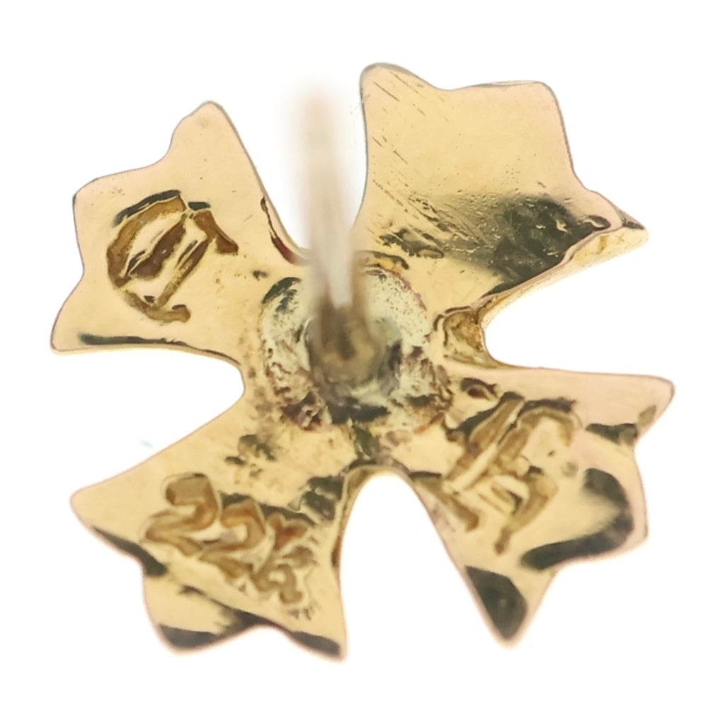 CHROME HEARTS(クロムハーツ) 22K No2 CH PLS CHプラス スタッドピアス ゴールド BCA022