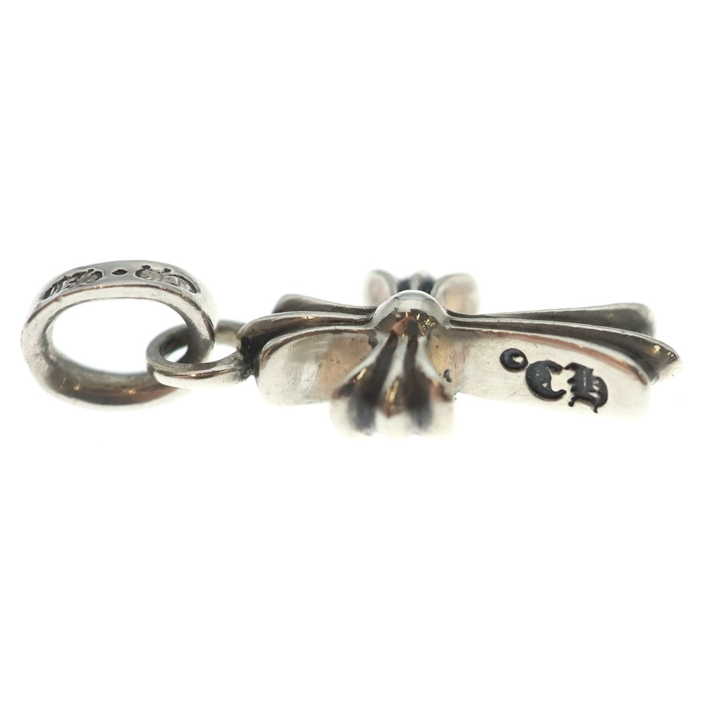 CHROME HEARTS(クロムハーツ) CRS BBYFAT P SAP ベイビーファットクロス PAVE ピンクサファイア ペンダントトップ シルバー BCA236