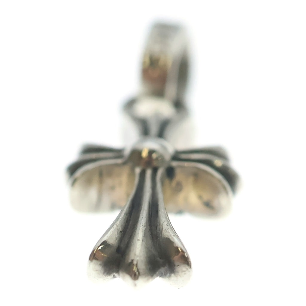 CHROME HEARTS(クロムハーツ) CRS BBYFAT P SAP ベイビーファットクロス PAVE ピンクサファイア ペンダントトップ シルバー BCA236