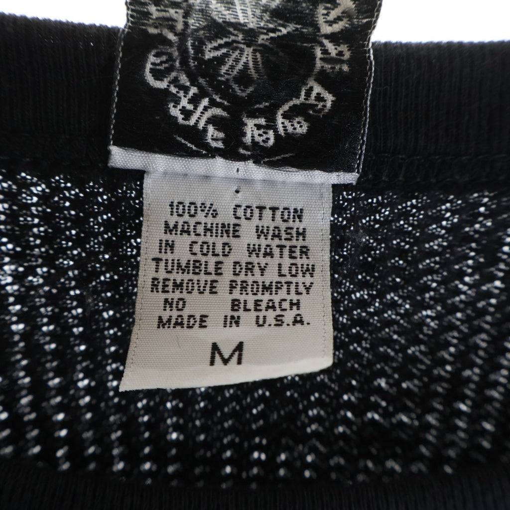 CHROME HEARTS(クロムハーツ) OLD オールド ヴァインダガー刺繍 サーマル 長袖Tシャツ ブラック/レッド