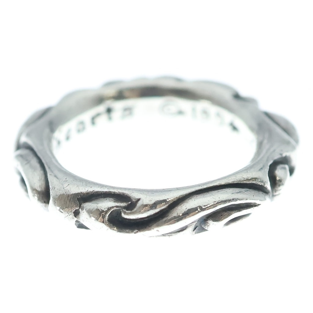 CHROME HEARTS(クロムハーツ) SCRL BAND スクロールバンド リング シルバー BCA351