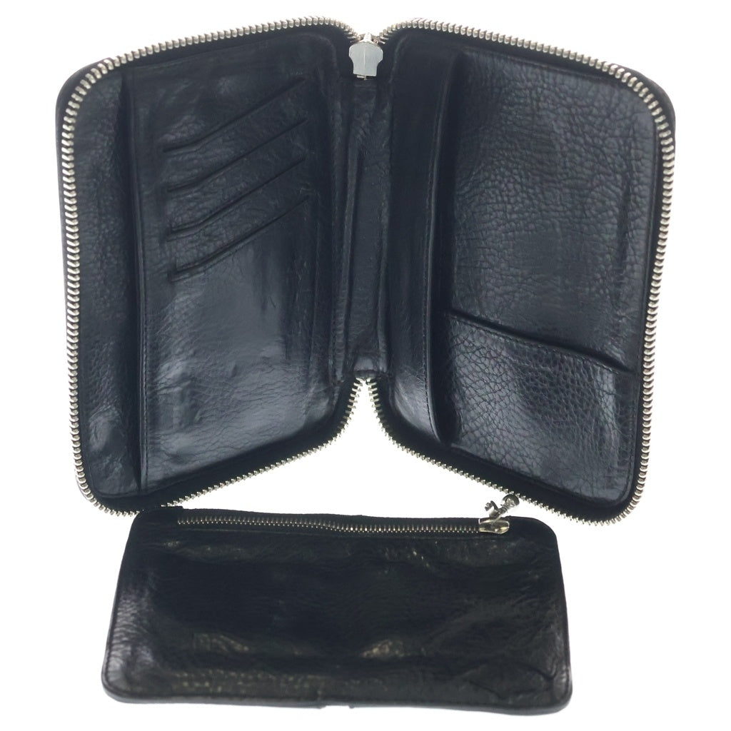 CHROME HEARTS(クロムハーツ) BANK ROBBER バンクロバー クロスパッチ付きレザー財布