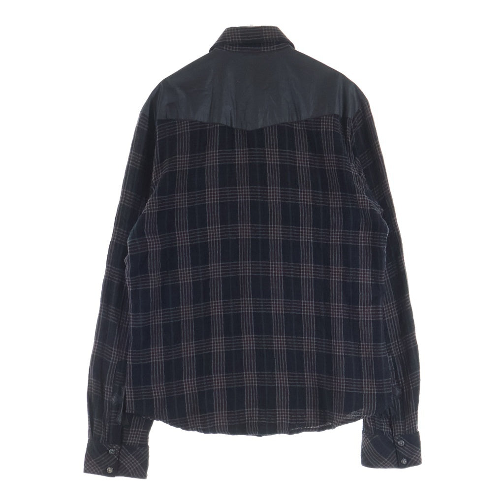 CHROME HEARTS(クロムハーツ) LOOSEENDS LS CHECK チェック柄胸ポケット長袖シャツ
