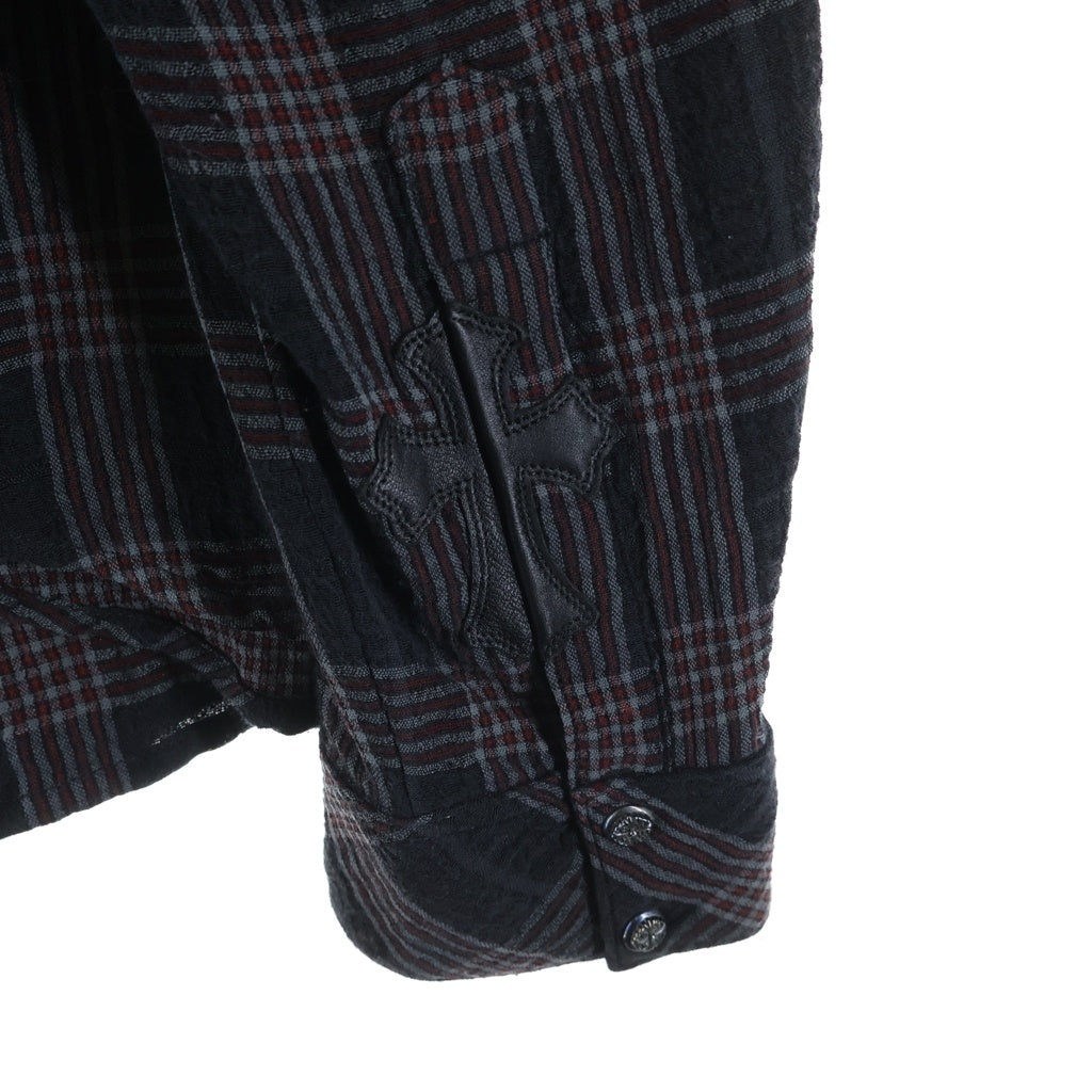 CHROME HEARTS(クロムハーツ) LOOSEENDS LS CHECK チェック柄胸ポケット長袖シャツ