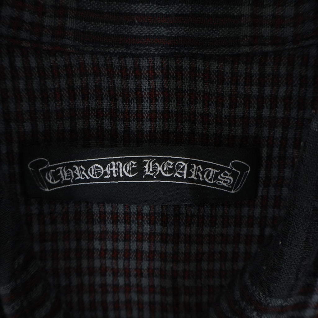 CHROME HEARTS(クロムハーツ) LOOSEENDS LS CHECK チェック柄胸ポケット長袖シャツ