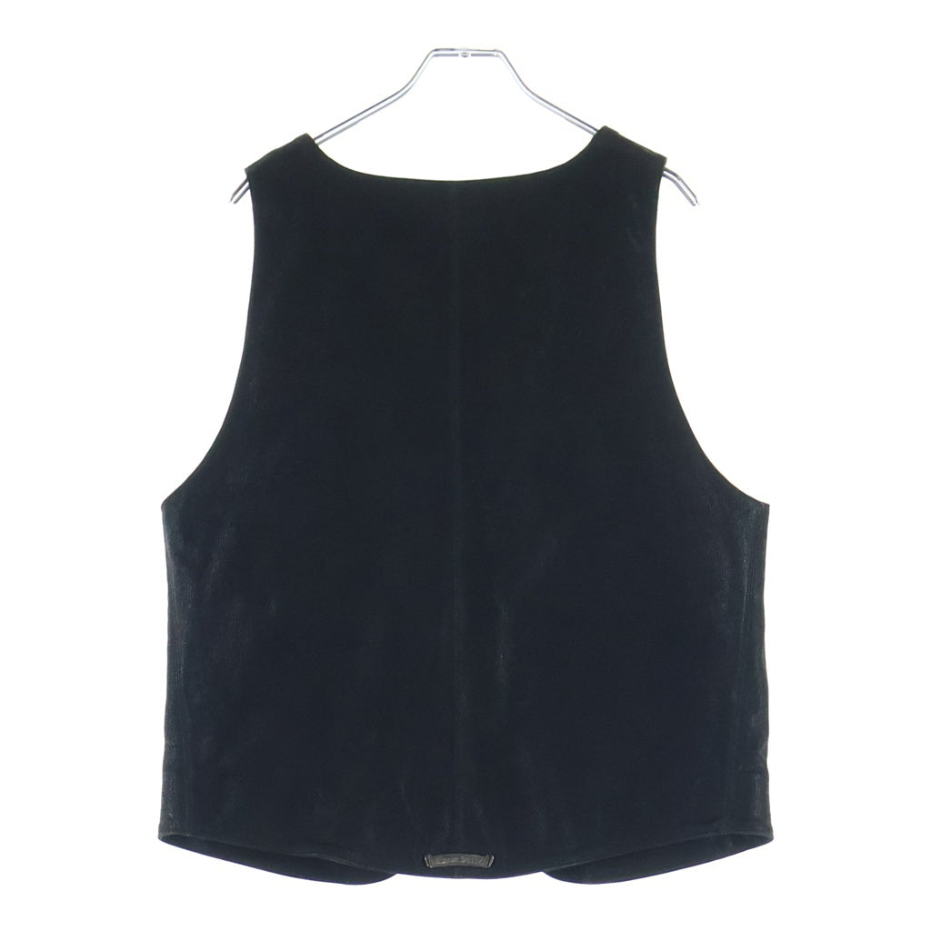 CHROME HEARTS クロムハーツ CLASSIC 2B DSTRY クラシック 2B デストロイ レザーベスト ブラック CHROME HEARTS(クロムハーツ) CLASSIC 2B DSTRY クラシック 2B