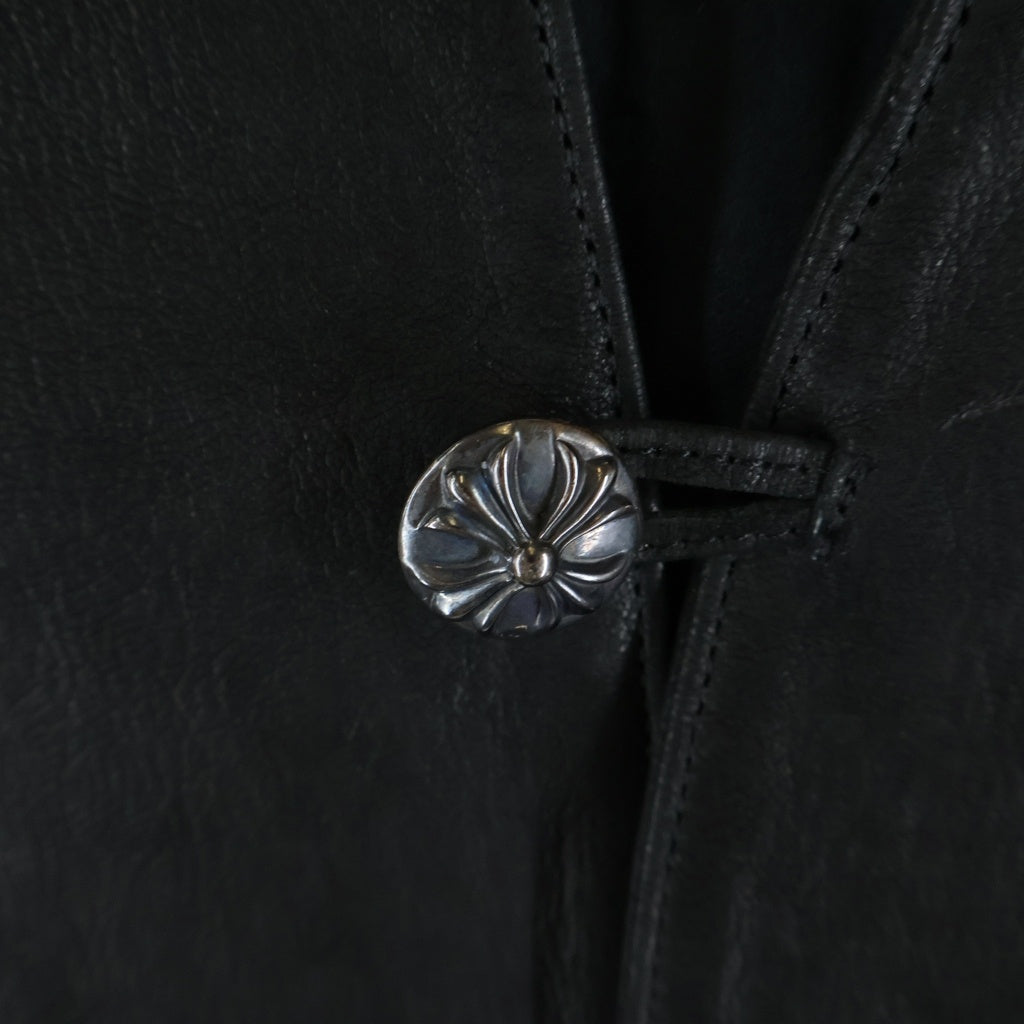 CHROME HEARTS(クロムハーツ) CLASSIC 2B DSTRY クラシック 2B デストロイ レザーベスト ブラック