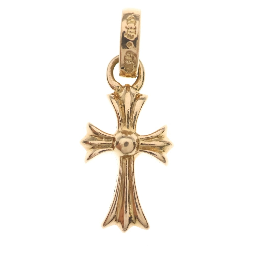 CHROME HEARTS(クロムハーツ) 22K CRS BBYFAT P/DIA ベイビーファットクロス PAVEダイヤ ペンダントトップ ゴールド BCA035